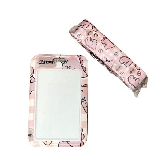 Hard Shell Badge ID Holder Matching Lanyard Cute Animals Set of 2 New in Pkgs - Picture 3 of 5